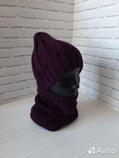 Вязаный комплект меринос