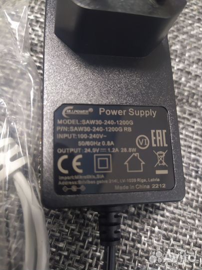 Блок питания 24v 1.2a с Poe инжектором