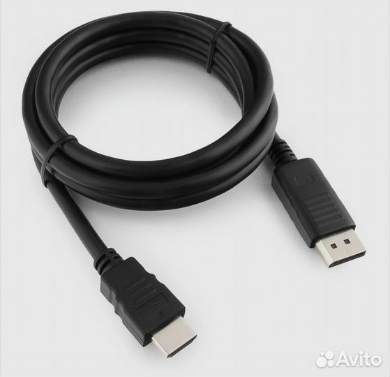Кабель DisplayPort-hdmi, 1,8 м, черный