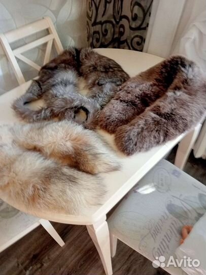 Натуральные новые меховые воротники
