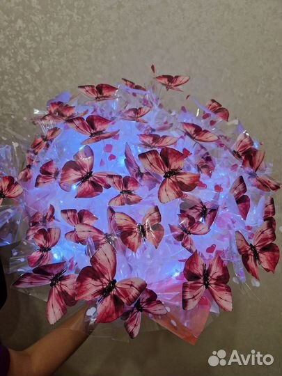 Букет из бабочек ручной работы на заказ