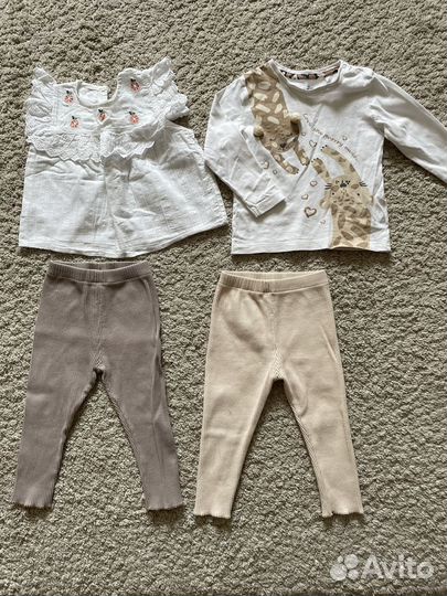 Вещи пакетом на девочку 86 92