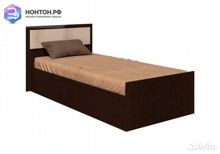 Кровать Фиеста 0.9 м венге / лоредо