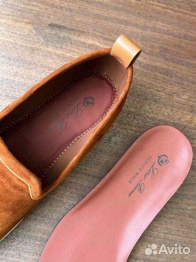 Лоферы Loro Piana (коричневый)