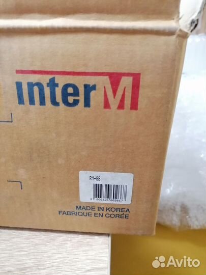 Микрофонная панель Inter-M RM-88, на 8 зон, встрое