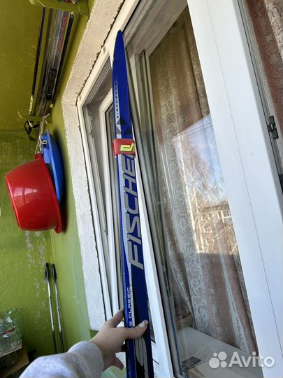 Беговые лыжи fischer LS Combi, ботинки