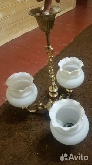 Люстра потолочная бу