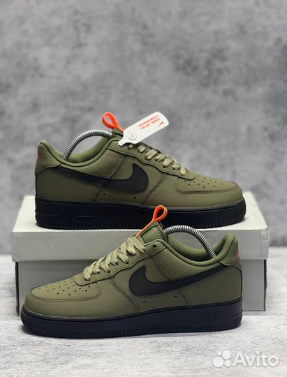 Кроссовки Nike Air Force 1 Medium Olive (Арт.16057)