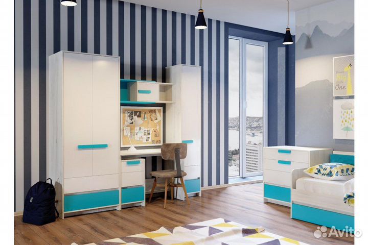 Детская мебель кровать Бриз
