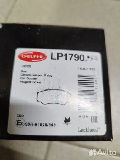 Колодки тормозные зад,к-т Citroen Jumper/Boxer