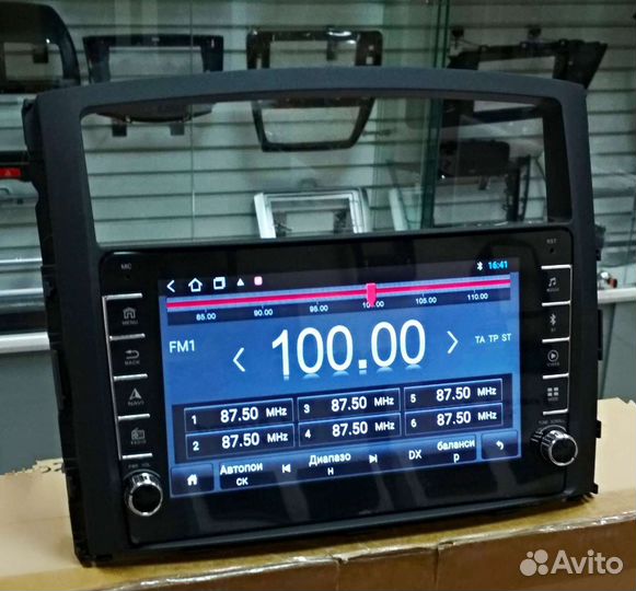 Mitsubishi Pajero 4 магнитола Android крутилки