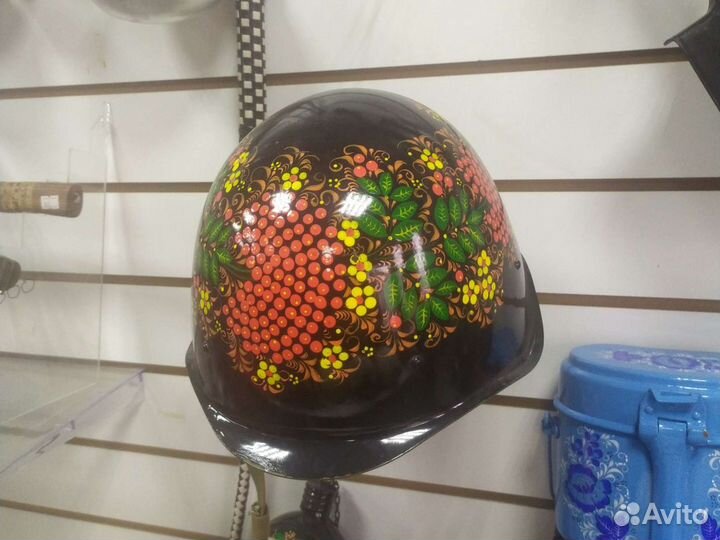 Каска фляга чайник хохлома премиум +