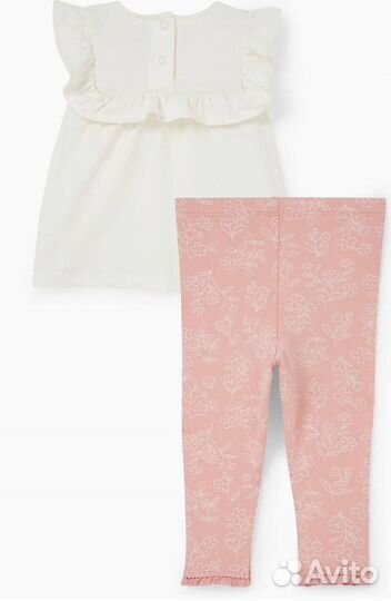 Костюм комплект на девочку майка+лосины C&A