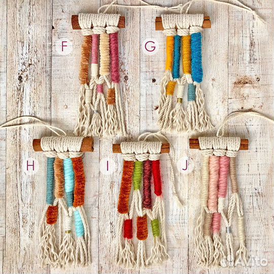 Елочные игрушки Макраме Новогодние украшения