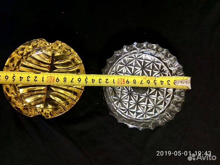 Пепельница СССР хрусталь