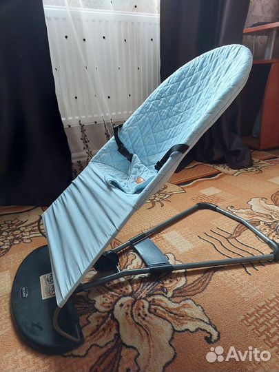 Шезлонг для новорожденных бу
