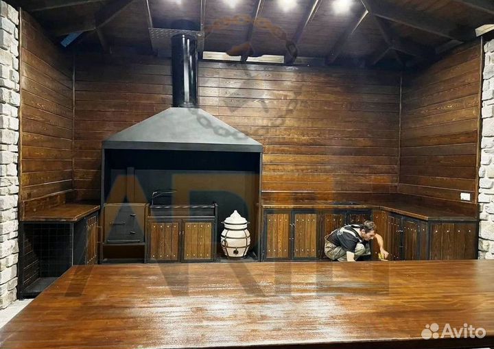 Кованые мангалы с крышей / Доставим за 2 дня