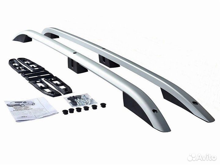 Рейлинги Volkswagen Amarok 2010-2020(серебристые)