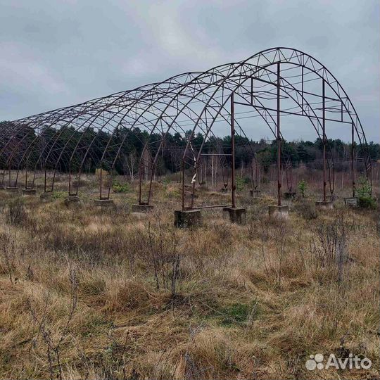 Арочный ангар б/у 85м Теплица