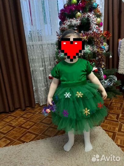 Прокат.Новогодние платье елочка