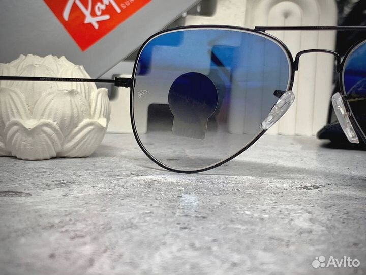 Очки Ray Ban Aviator синий