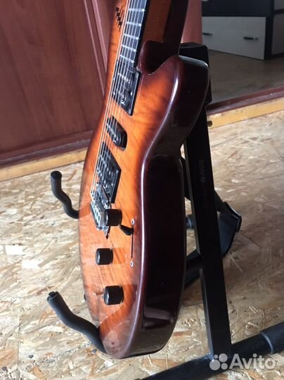 Электрогитара Godin lightburst flame