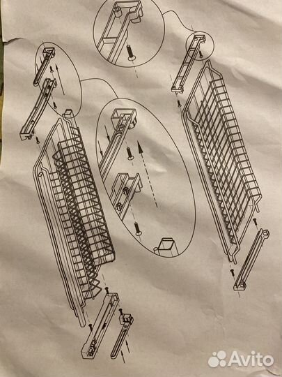 Сушилка для посуды в шкаф 45 см
