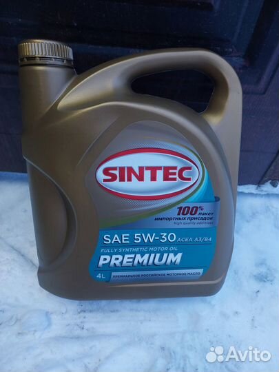 Масло моторное 5w30 Sintec Premium, aces, A3/B4