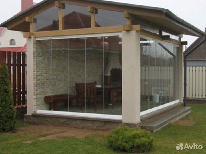 Остекление беседок и веранд