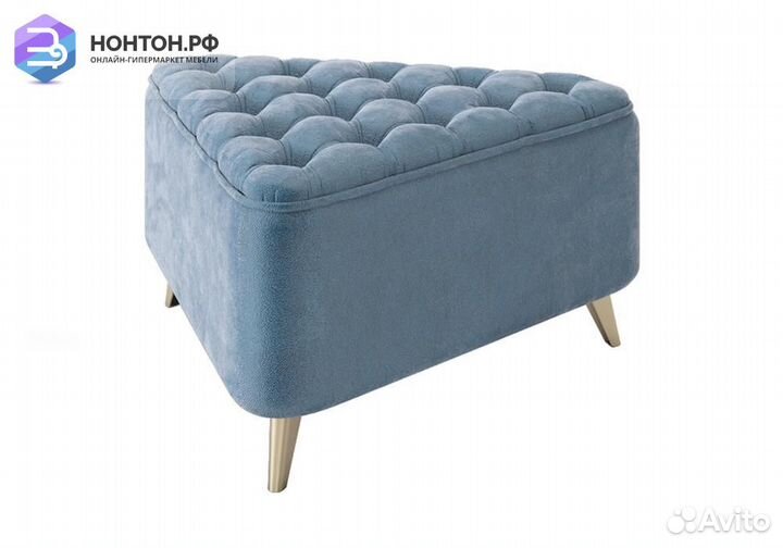 Пуф Трио 2 светло-синий