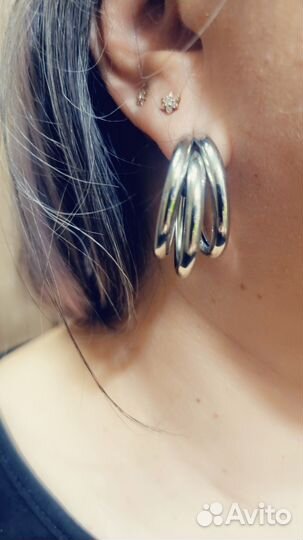 Серьги в шары
