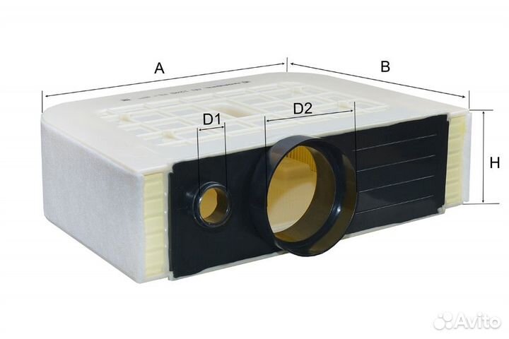 Фильтр воздушный audi Q7 (4M) Q8 (4M) VW Touareg I