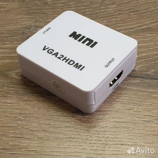 Переходник-конвертер VGA на hdmi + audio