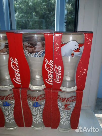 Бокалы от Кока - Кола новые