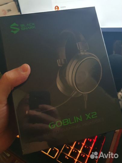 Игровые наушники Black Shark Goblin X2 (черный)