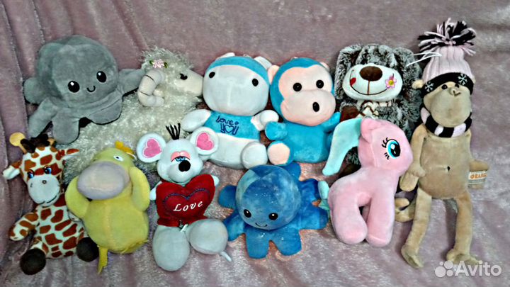 Мягкие игрушки пакетом