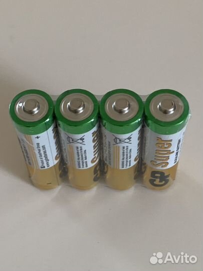 Алкалиновые батарейки. GP. AA. Пальчиковые