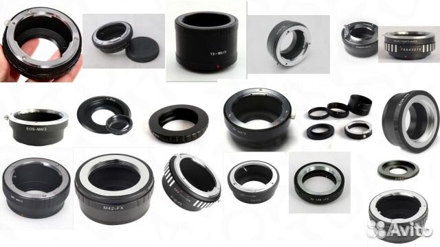 New чипом программируемый адаптер M42 линзой и без