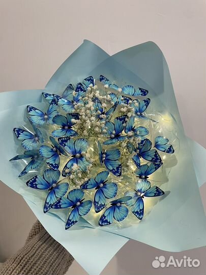 Готовый букет из бабочек