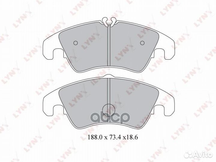 Колодки тормозные дисковые перед BD-1219