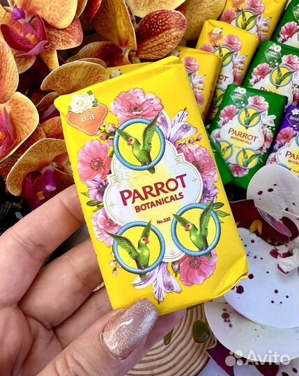 Тайское мыло parrot botanicals
