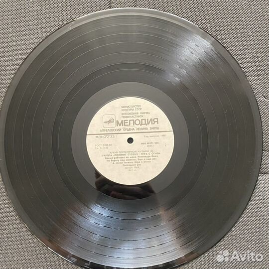 Винил Rolling Stones пластинка