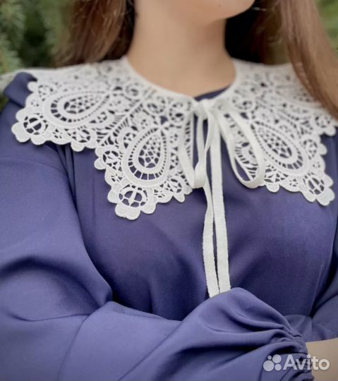 Воротник съемный белый