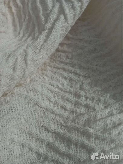Ткань лен фактурная бронь