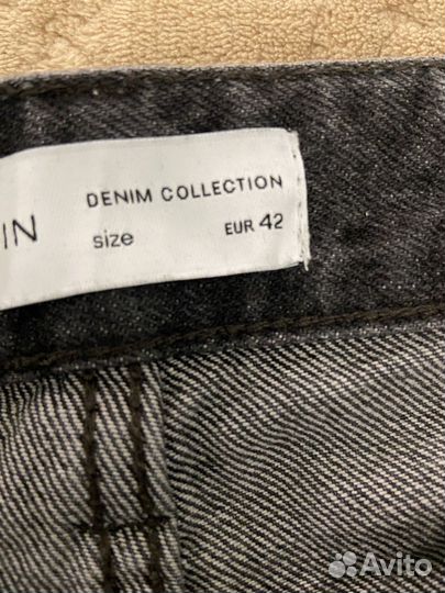 Джинсы широкие 42 размер S