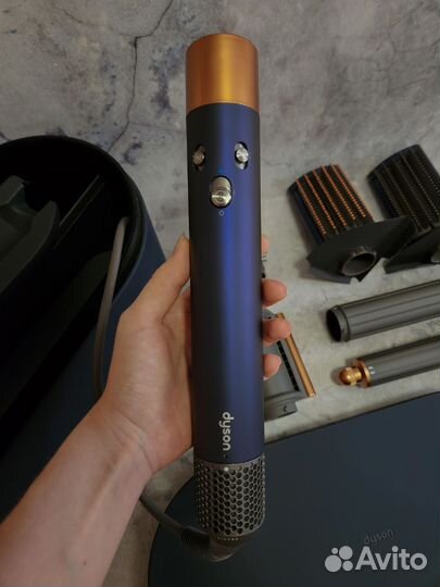Стайлер Dyson airwrap complete long hs05 blue