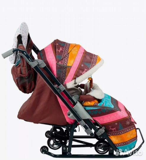 Детские санки коляска ника