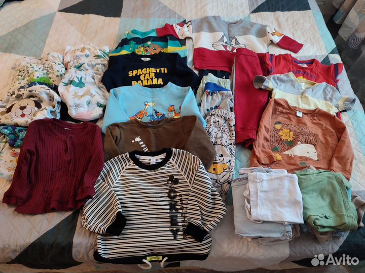 Вещи пакетом на мальчика 74 80