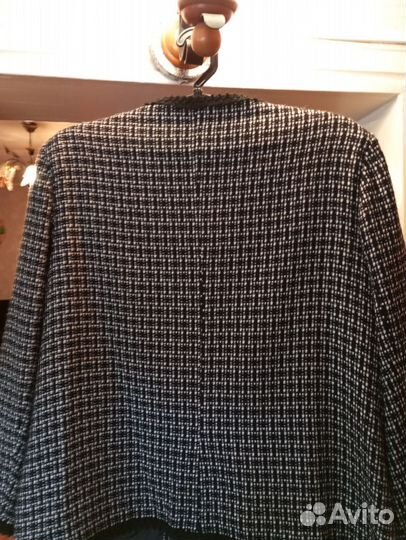 Твидовый жакет 54размер