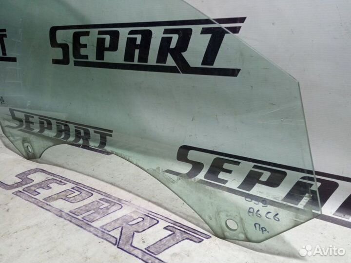 Стекло боковое переднее правое Audi A6 С6